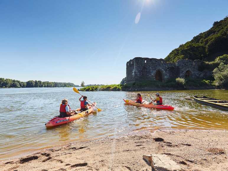 Canoës sur la Loire - Lieu-dit au Cul du Moulin à Champtoceaux