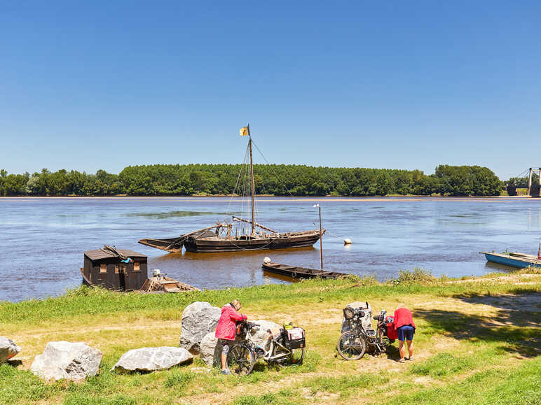 Quais de Montjean-sur-Loire à vélo