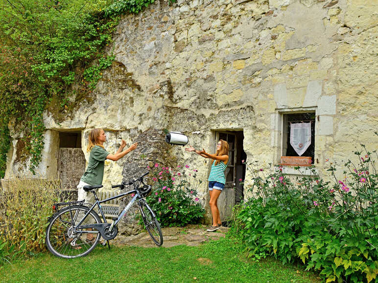 Chambre d'hôte troglodyte à Cunault