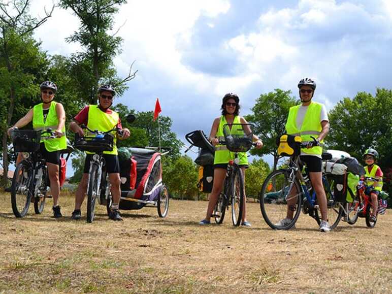 Vélodyssée en famille avec les grands parents étape 1